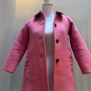 Crewcuts Pink Pea Coat Classic Design